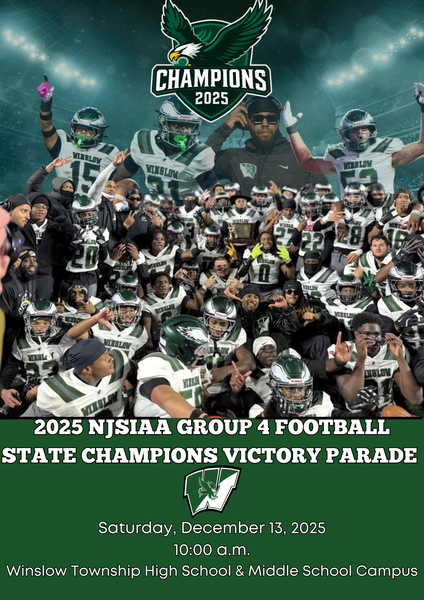 Parade of Champions in honor of our “Back-2-Back” 2024 & 2025 Group 4 State Championship Football Team.